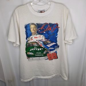 Nascar Shirt Adult L Dale Earnhardt Jr #88 Racing Amp Energy Promo T-shirt